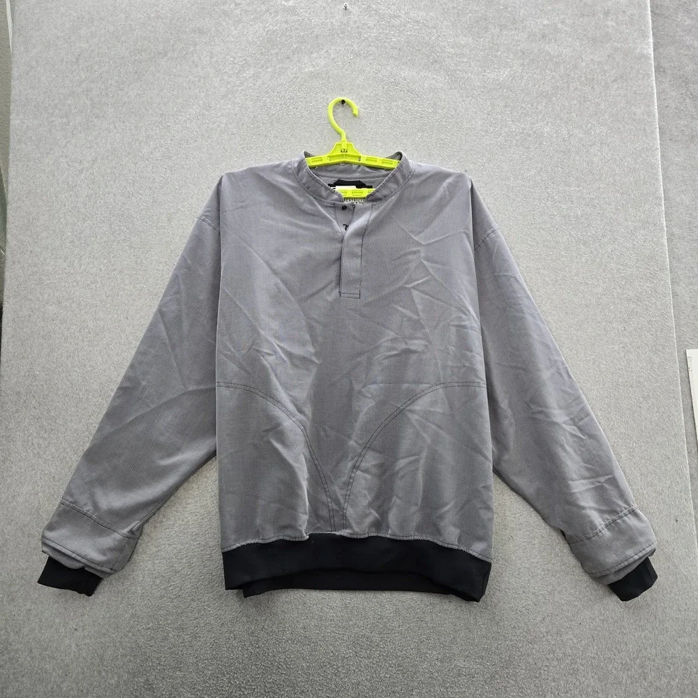 VINTAGE Zero Restriction Men Jacket XL Gray USA Golf Outerwear READ